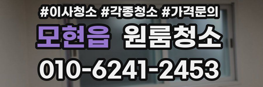 모현읍 이사청소