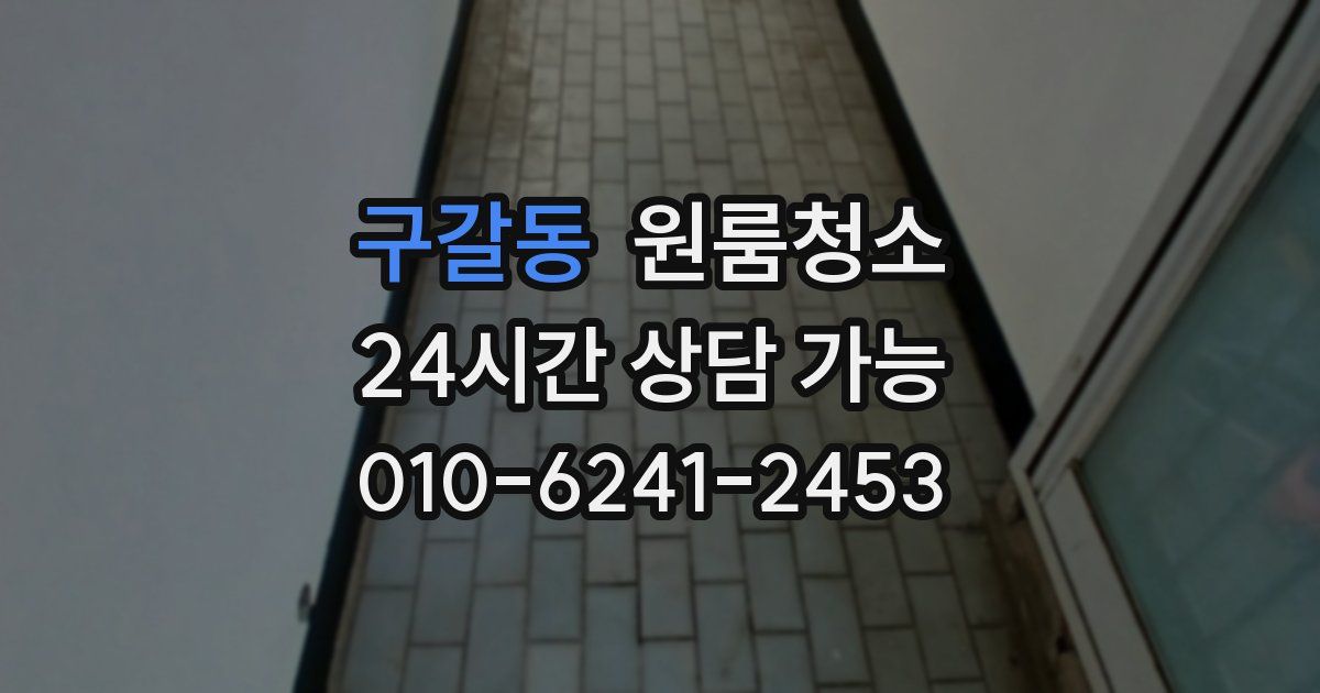 구갈동 입주청소