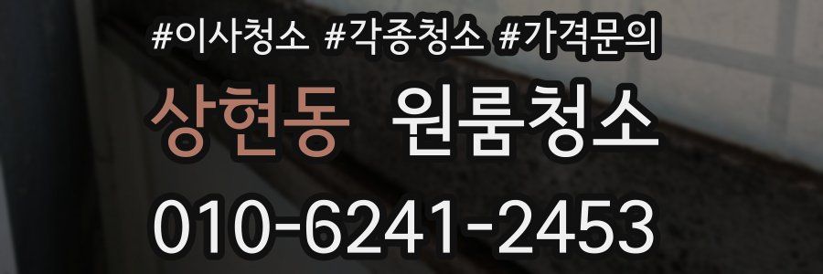 상현동 이사청소