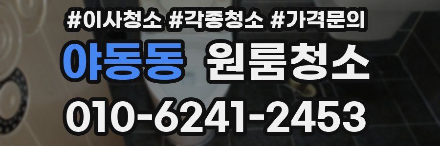 야동동 이사청소