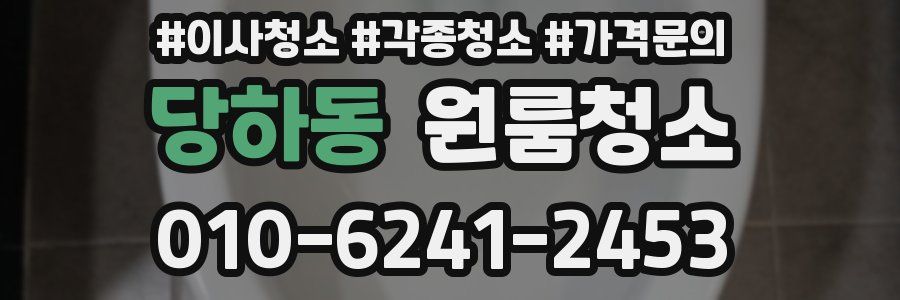 당하동 이사청소