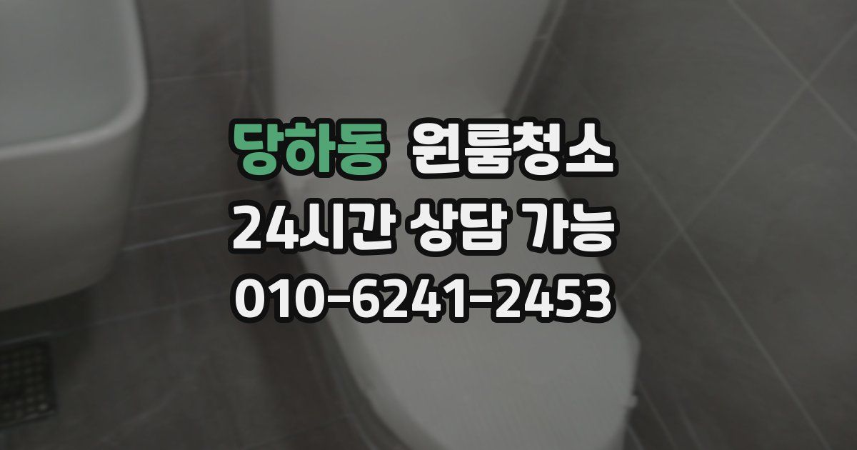 당하동 입주청소