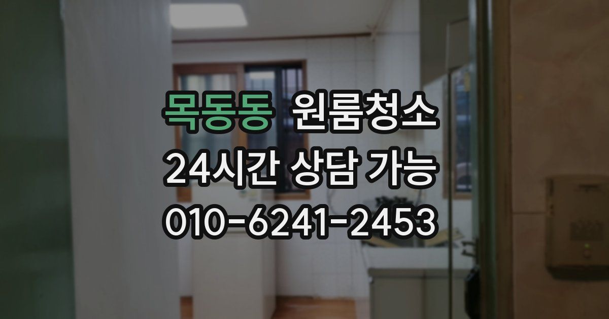 목동동 입주청소