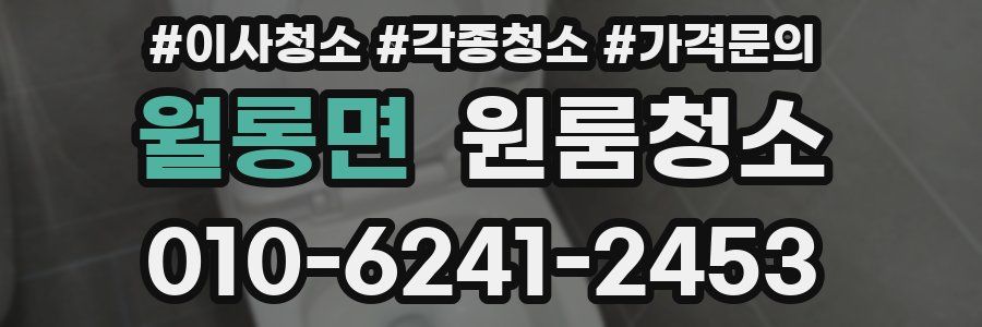 월롱면 이사청소