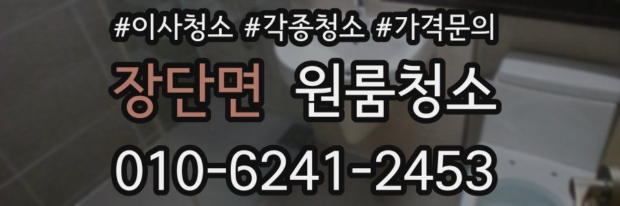 장단면 이사청소