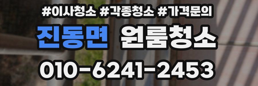 진동면 이사청소