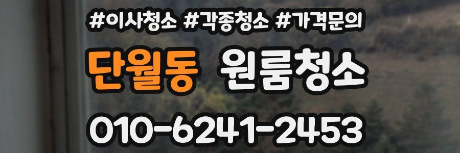 단월동 이사청소