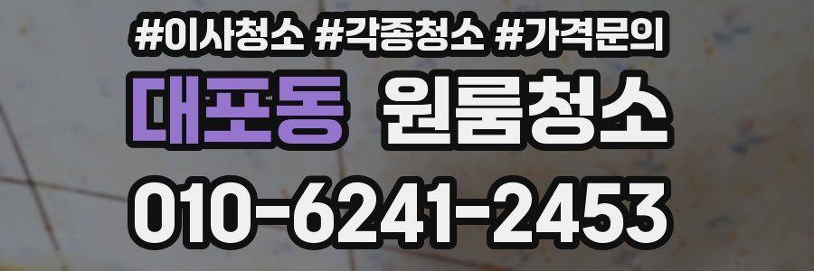 대포동 이사청소