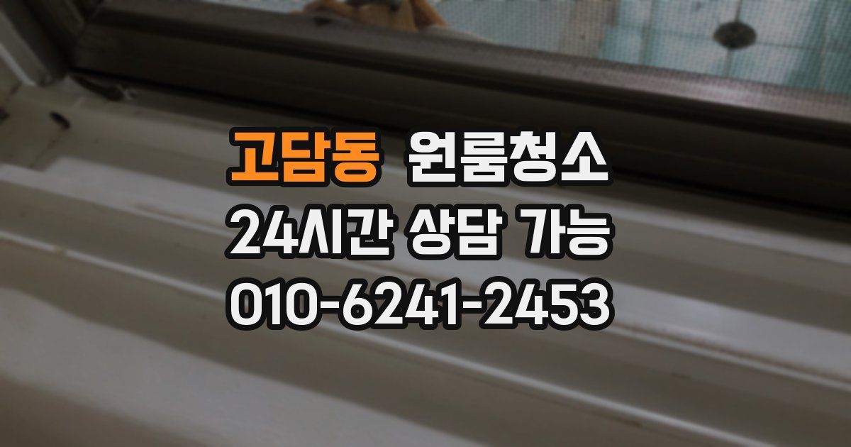 고담동 입주청소