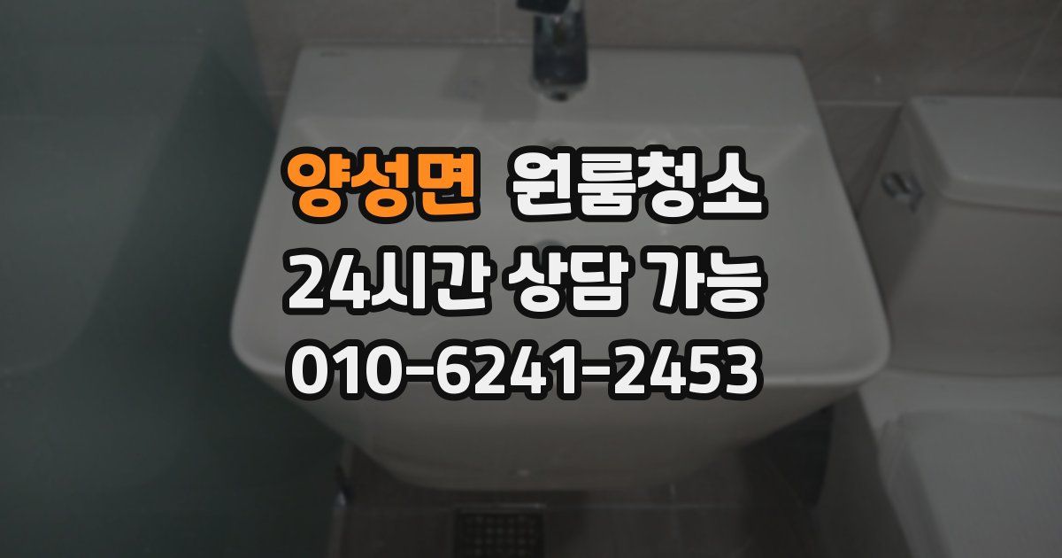 양성면 입주청소