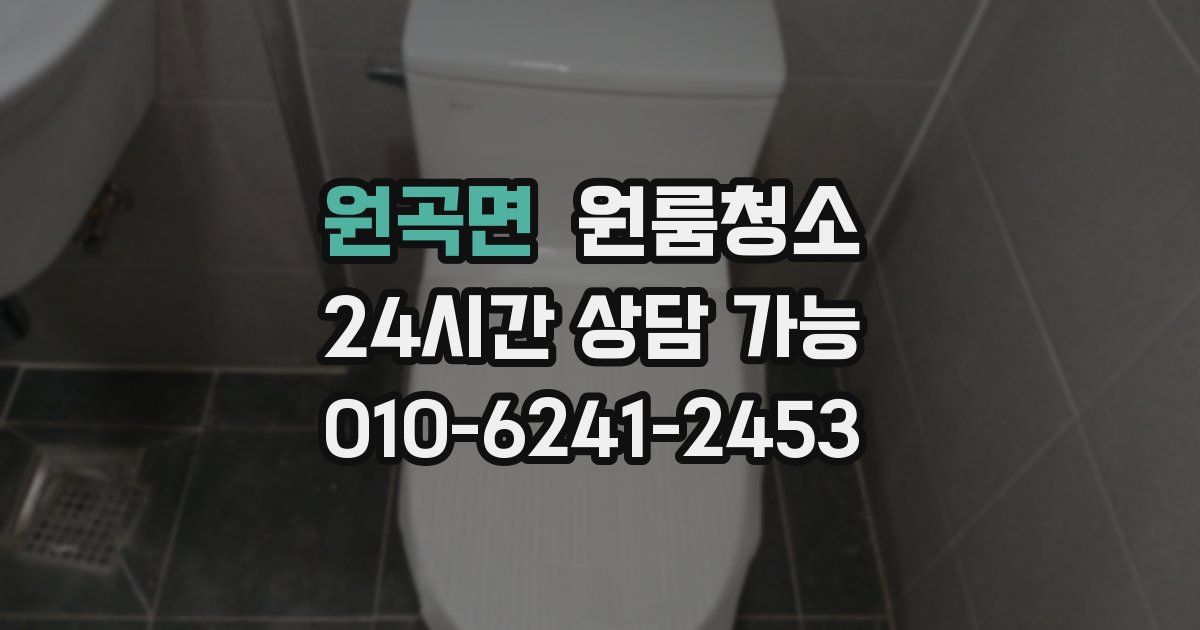 원곡면 입주청소