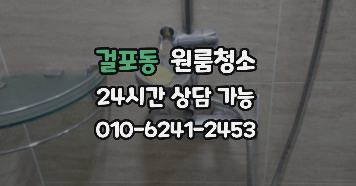 걸포동 입주청소