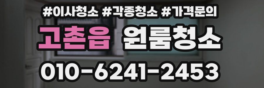 고촌읍 이사청소