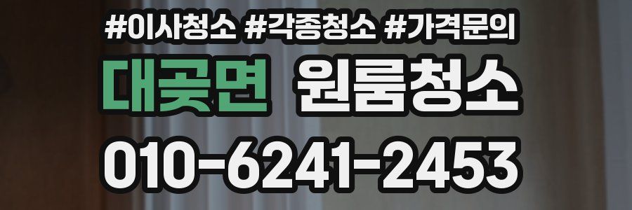 대곶면 이사청소