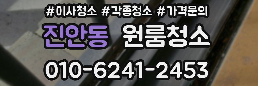 진안동 이사청소