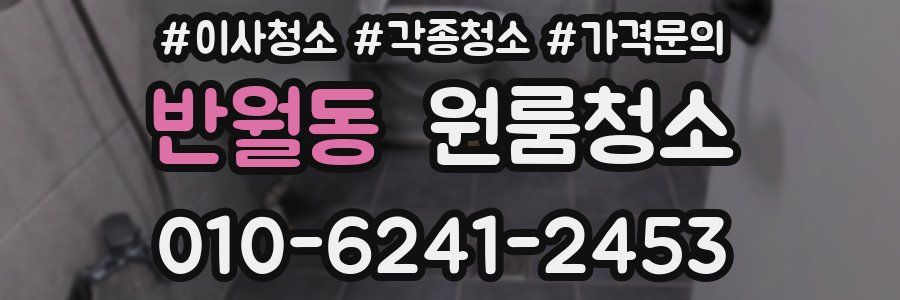 반월동 이사청소