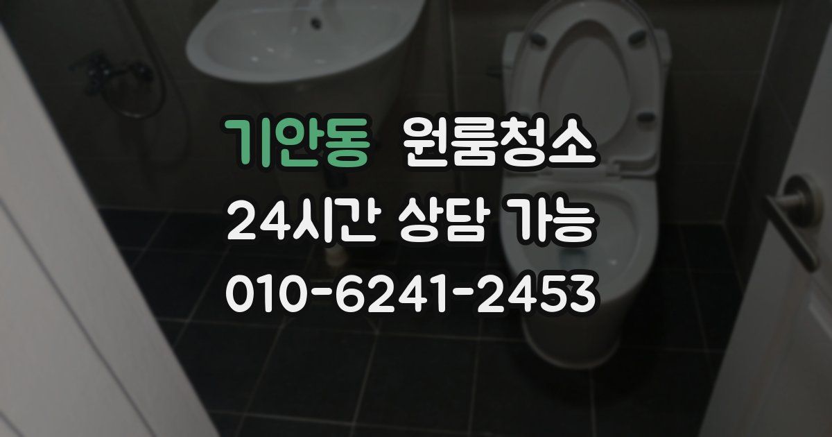 기안동 입주청소