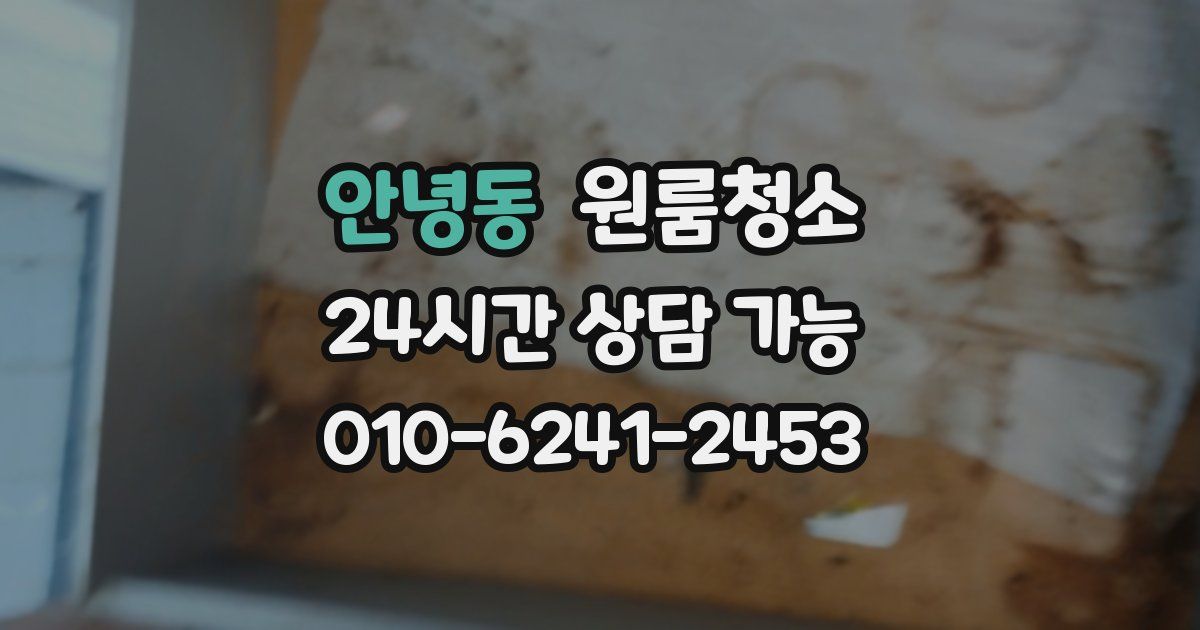 안녕동 입주청소