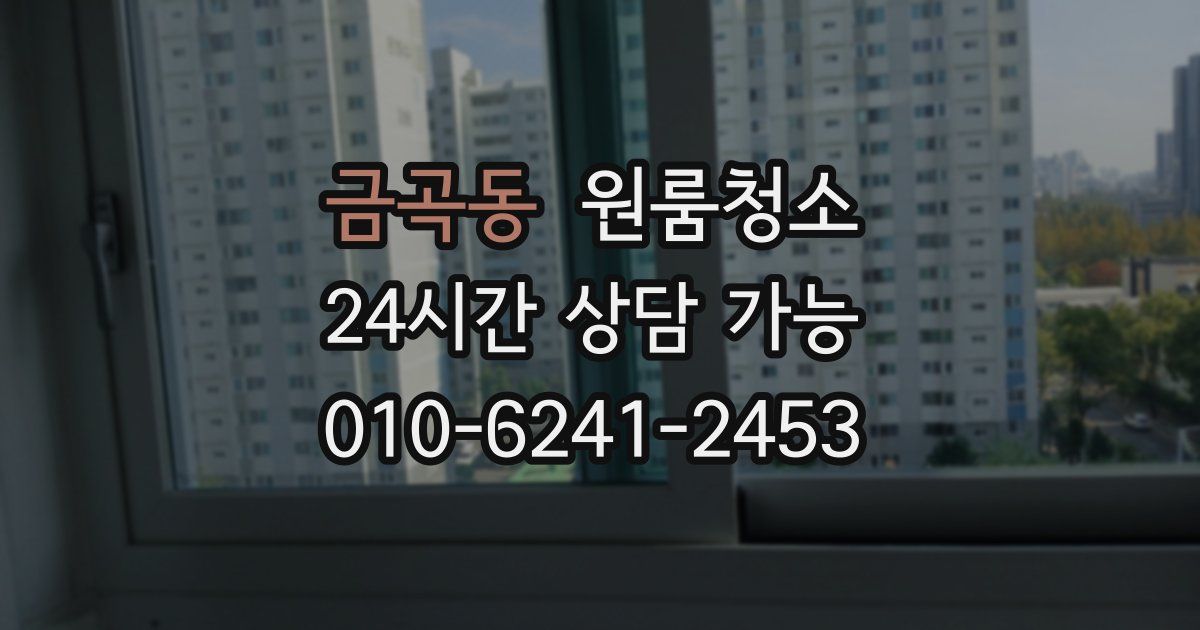 금곡동 입주청소