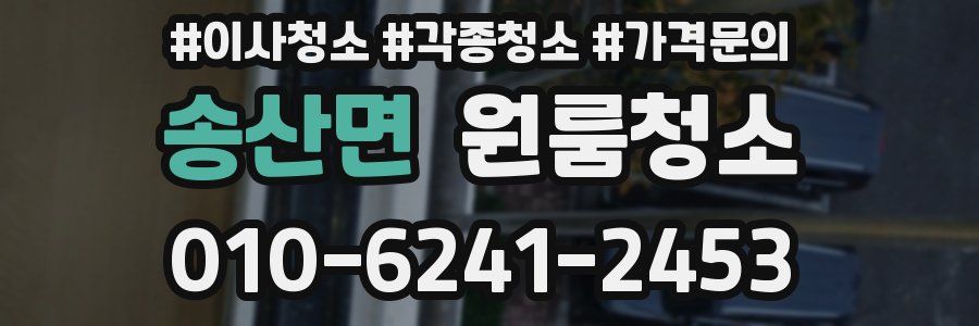 송산면 이사청소