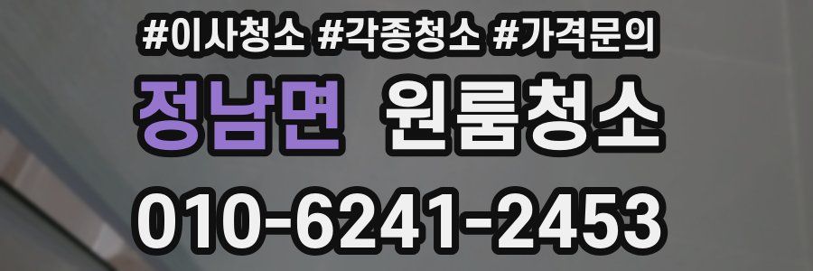 정남면 이사청소