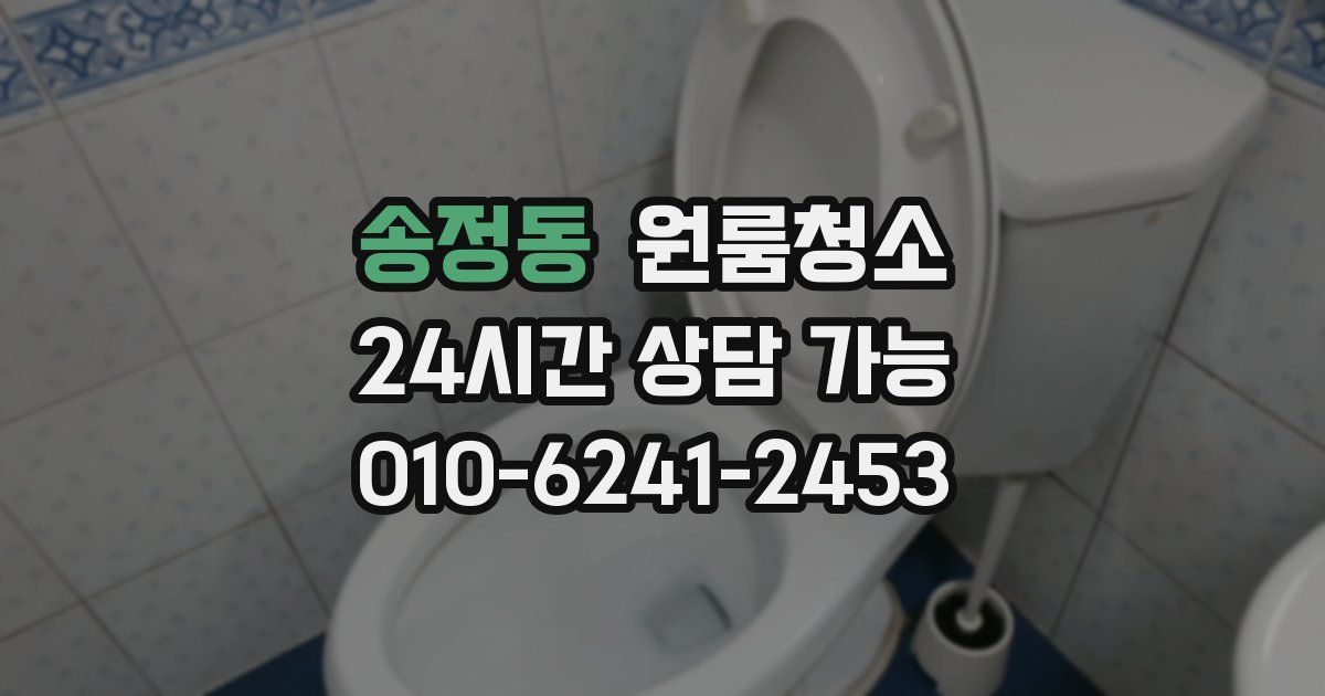 송정동 입주청소
