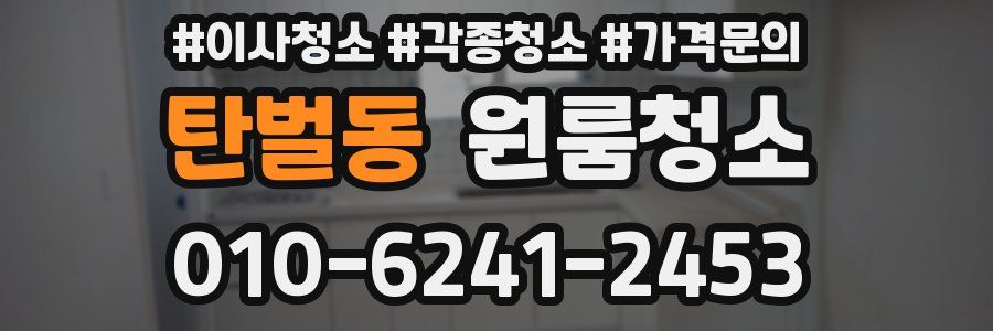 탄벌동 이사청소