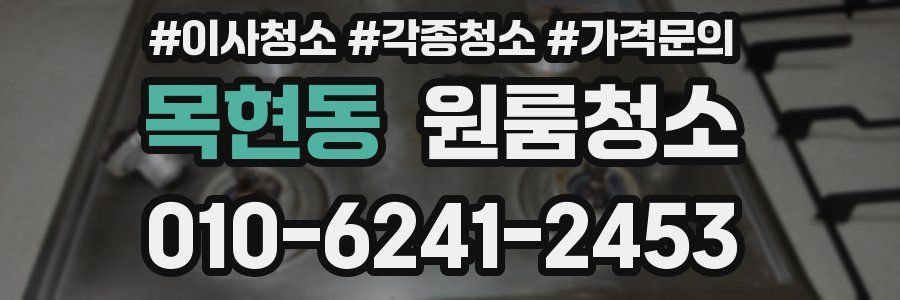 목현동 이사청소