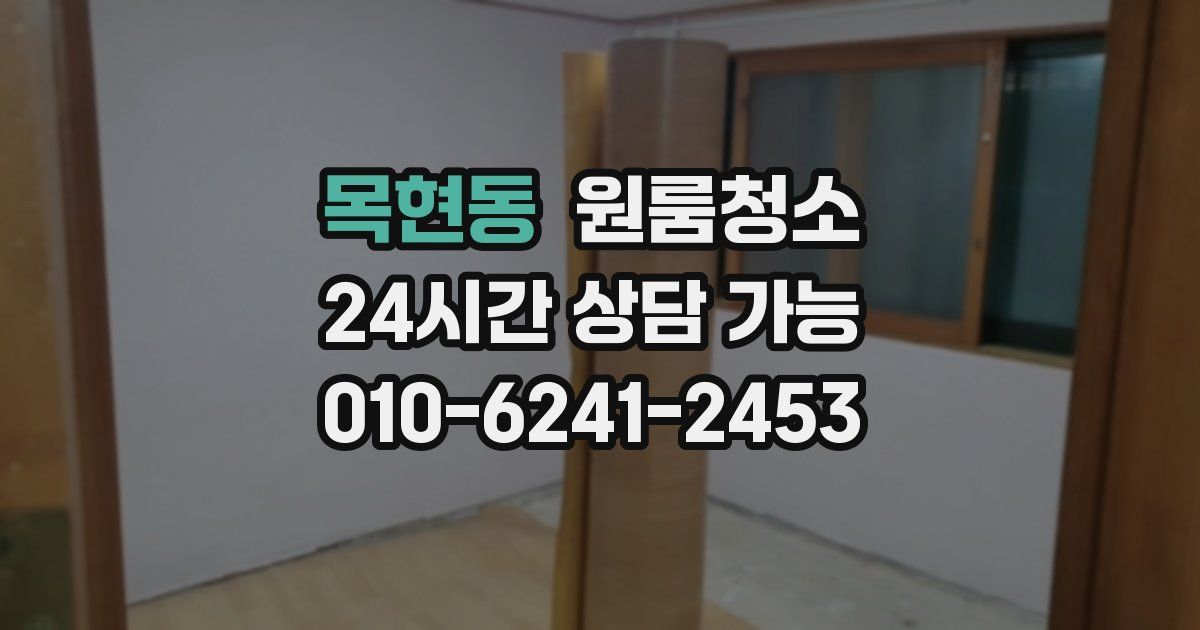 목현동 입주청소