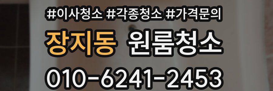 장지동 이사청소