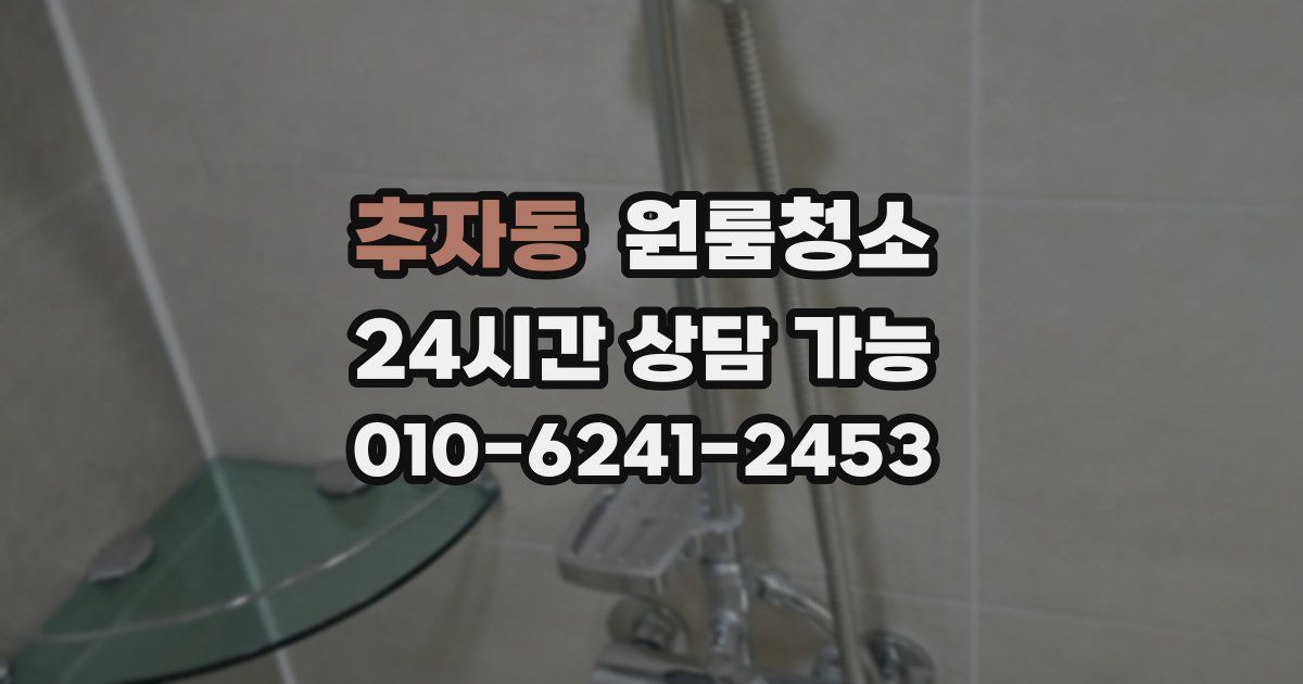 추자동 입주청소