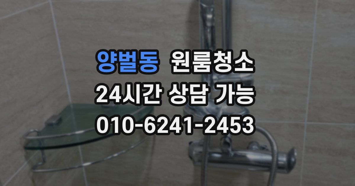 양벌동 입주청소