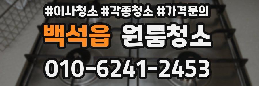 백석읍 이사청소