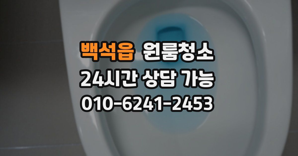 백석읍 입주청소