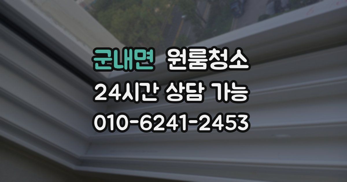 군내면 입주청소