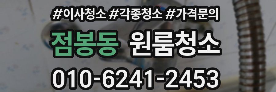 점봉동 이사청소