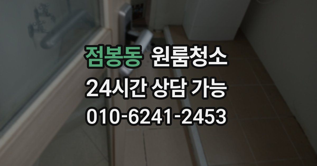 점봉동 입주청소