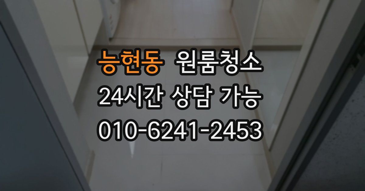 능현동 입주청소