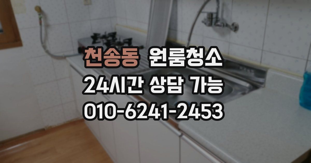 천송동 입주청소