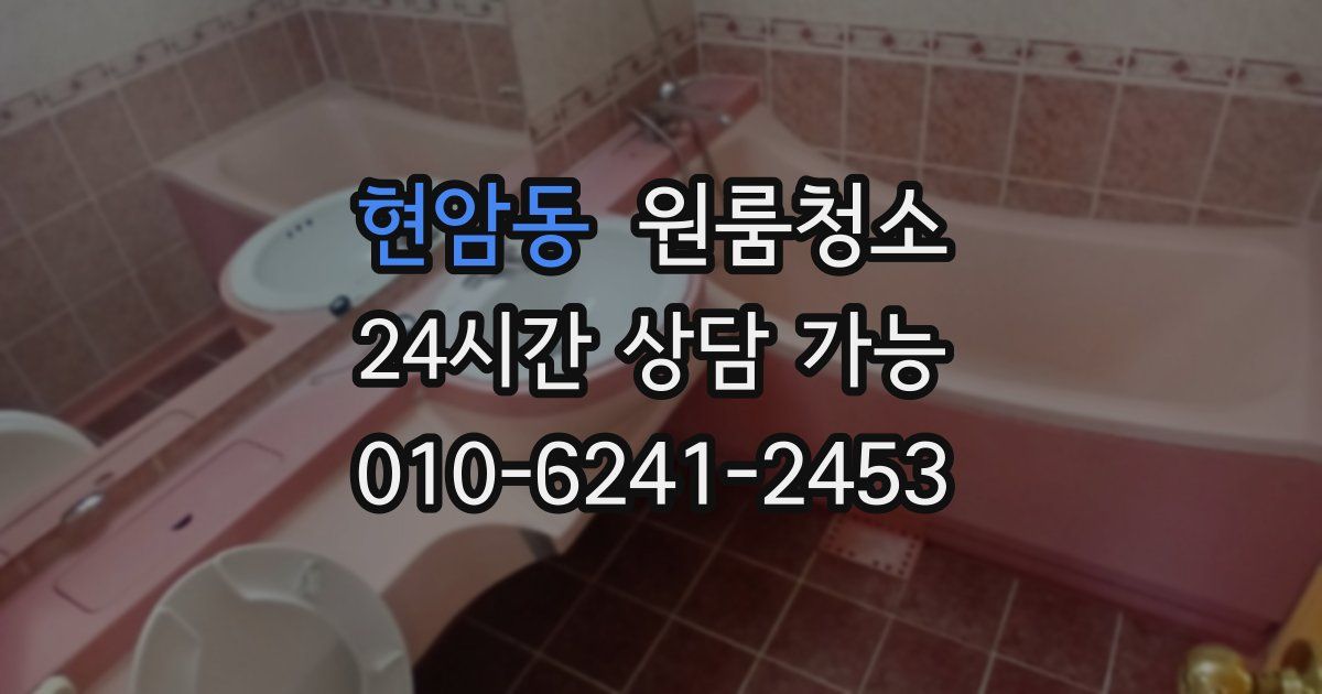 현암동 입주청소