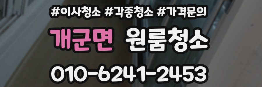 개군면 이사청소