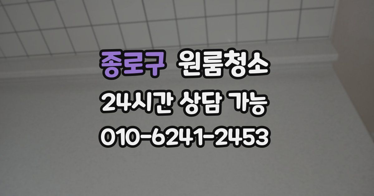 종로구 입주청소