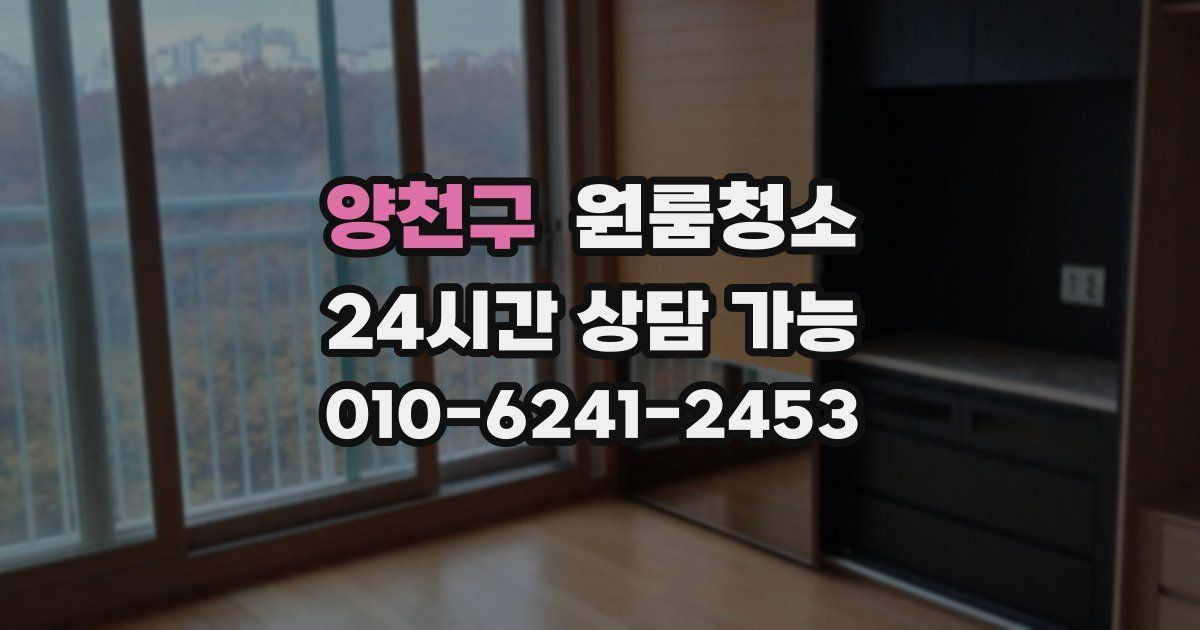 양천구 입주청소