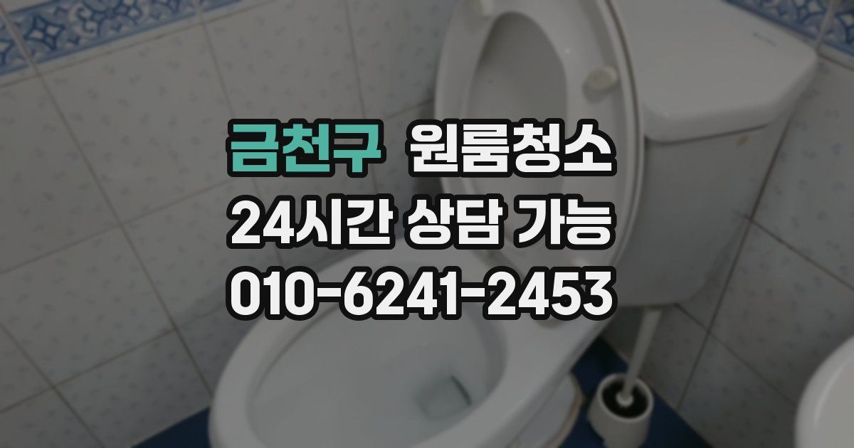금천구 입주청소