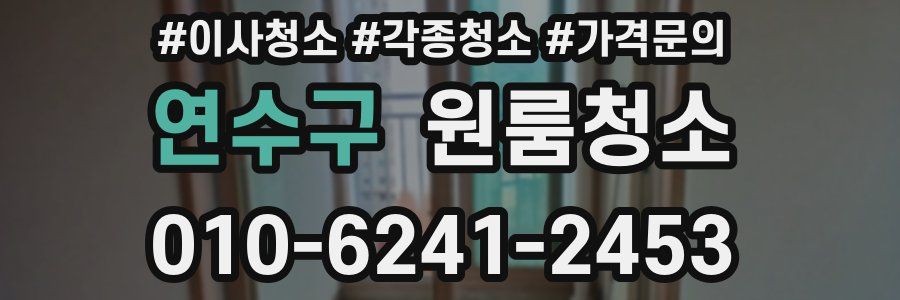 연수구 이사청소