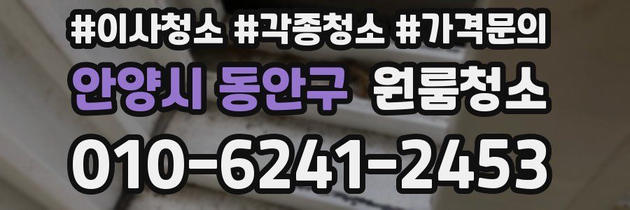 안양시 동안구 이사청소