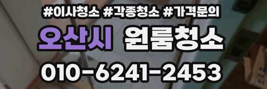 오산시 이사청소