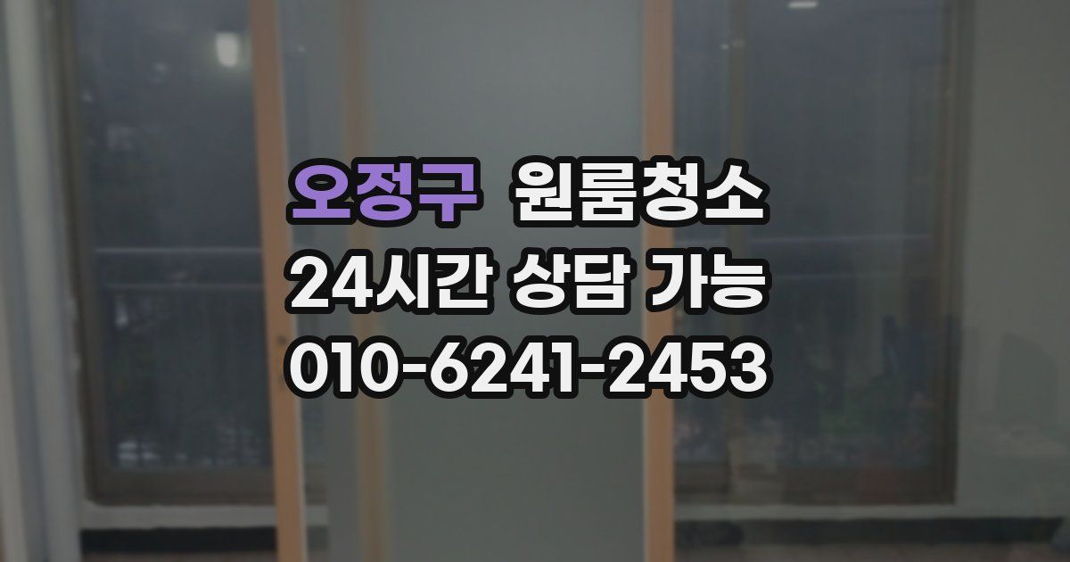 오정구 입주청소