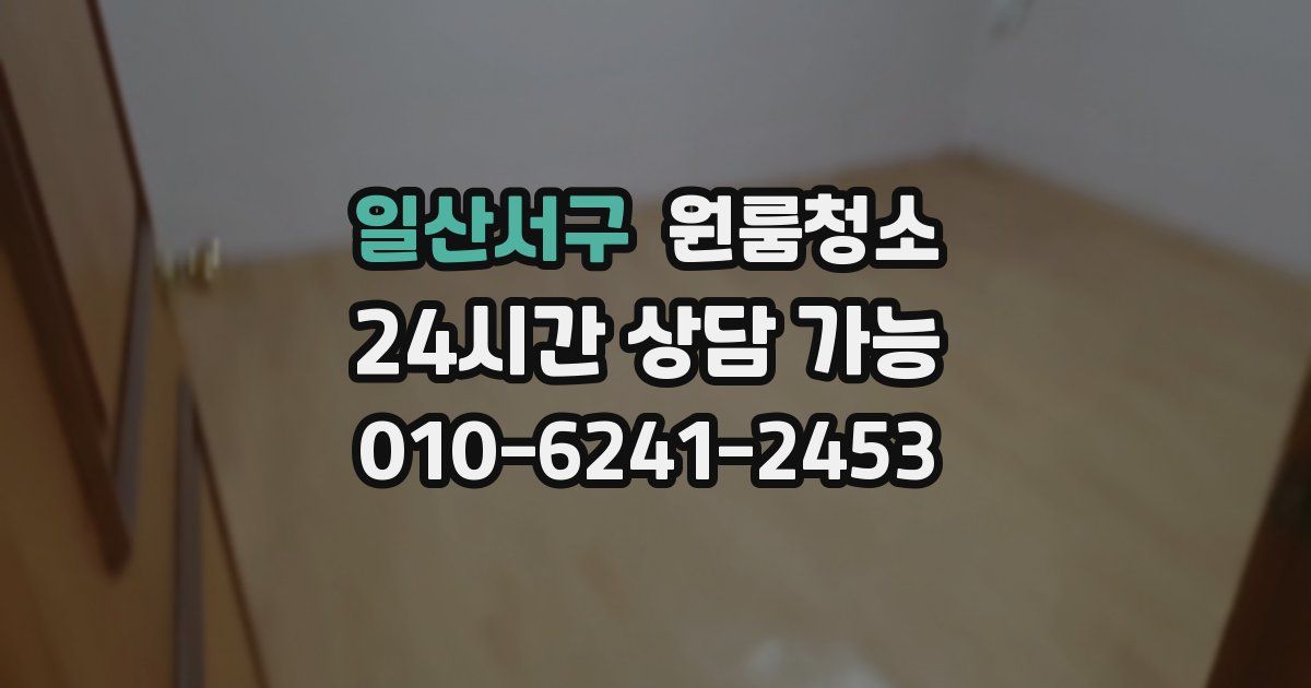 일산서구 입주청소