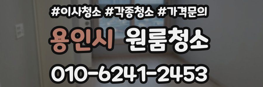 용인시 이사청소